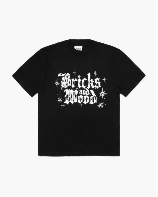  BRICKS & WOOD 반팔 티셔츠 브릭앤우드 올드잉글리시 티 블랙