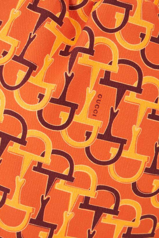 25SS 구찌 숏 스커트 832799ZAS9N 7033 FANTASIA ARANCIONE - GUCCI