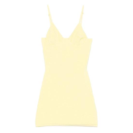 25SS 자크뮈스 숏 원피스 251KN612 2429 210 YELLOW