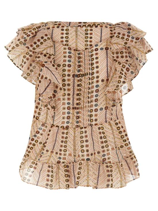 25SS 이자벨마랑에뚜왈 긴팔 티셔츠 HT0033FBC1J19E23EC Beige - ISABEL MARANT ETOILE