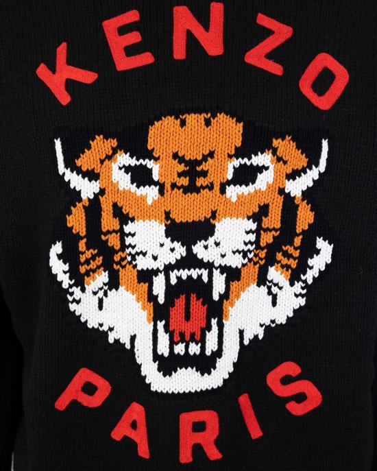 24FW 겐조 스웨터 FE68PU4773LH 99J Black - KENZO