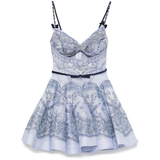 25SS 짐머만 숏 원피스 2352DR251 BLUE