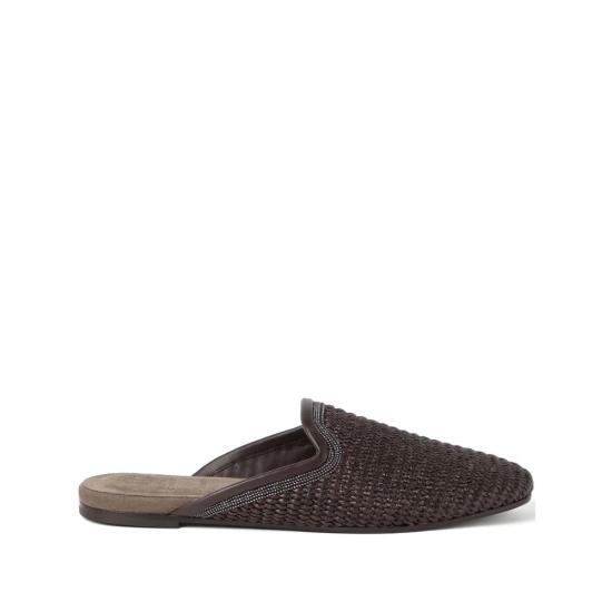 25SS 브루넬로 쿠치넬리 힐/펌프스 MZ39C2904 C300 BROWN