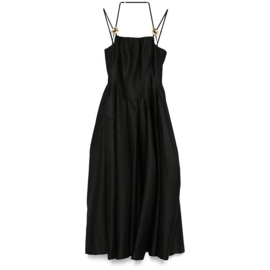 25SS 스티네 고야 미디 원피스 SGD092 2349 BLACK Black