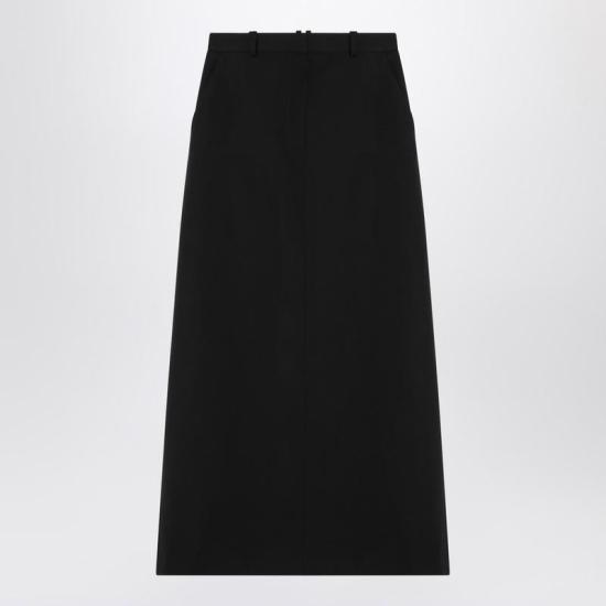 24FW 더로우 숏 스커트 8492W3460 P THERO BLK Black