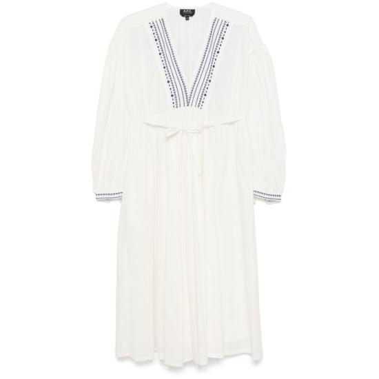 25SS 아페쎄 미디 원피스 COHHH F35203 AAB WHITE