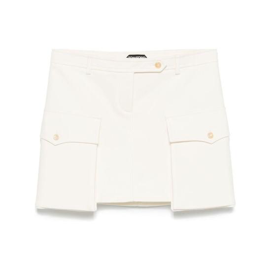25SS 톰포드 숏 스커트 FAX1402 GC5767 AW035 WHITE