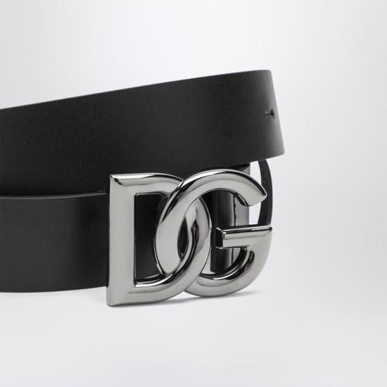  돌체앤가바나 가죽 벨트 BC4644AX622 Q DOLCE 8V363 Black - DOLCE & GABBANA