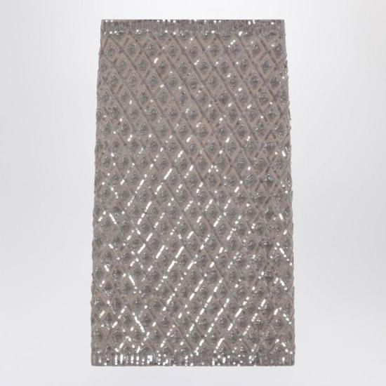 25SS 파로쉬 숏 스커트 D621510PL Q PAROS 038 GREY