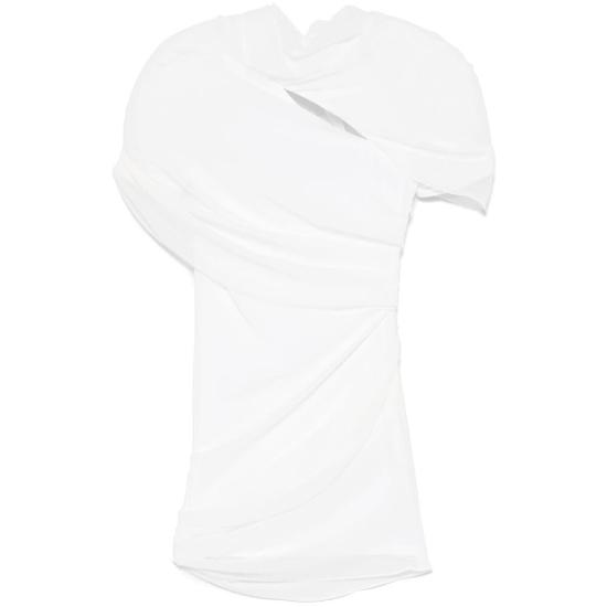 25SS 자크뮈스 미디 원피스 251DR130 1555 100 WHITE