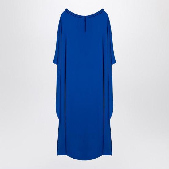 24FW 발렌티노 가라바니 미디 원피스 5B3VA9M01CC P VALE 648 BLUE - VALENTINO GARAVANI