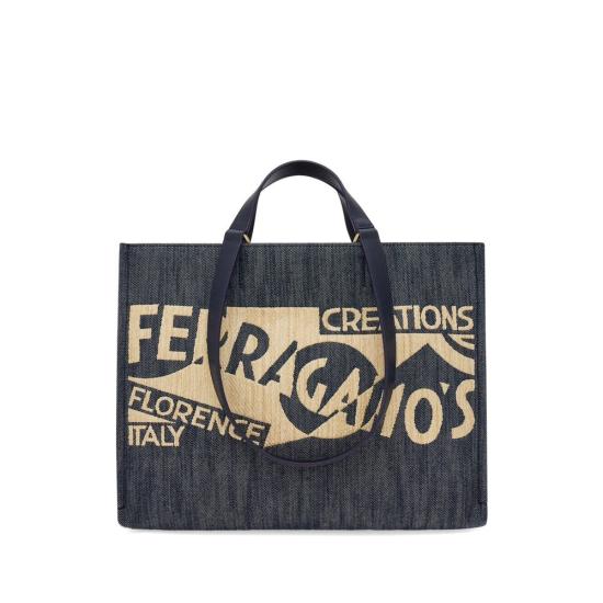 24FW 살바토레 페라가모 가방 219406 0773820 DENAT Blue