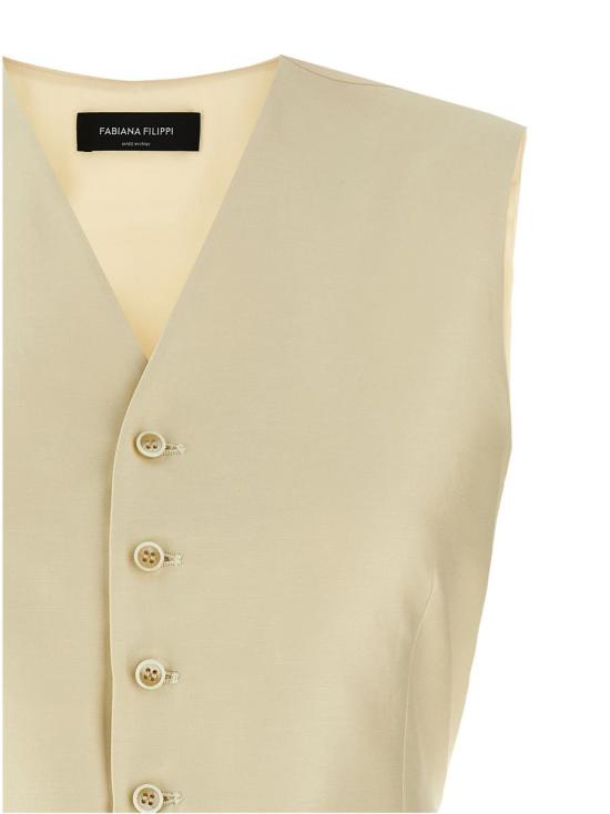 25SS 파비아나 필리피 베스트 GCD275F679D7870149 WHITE - FABIANA FILIPPI