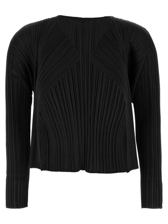  플리츠플리즈 스웨터 PP56JO10615 Black
