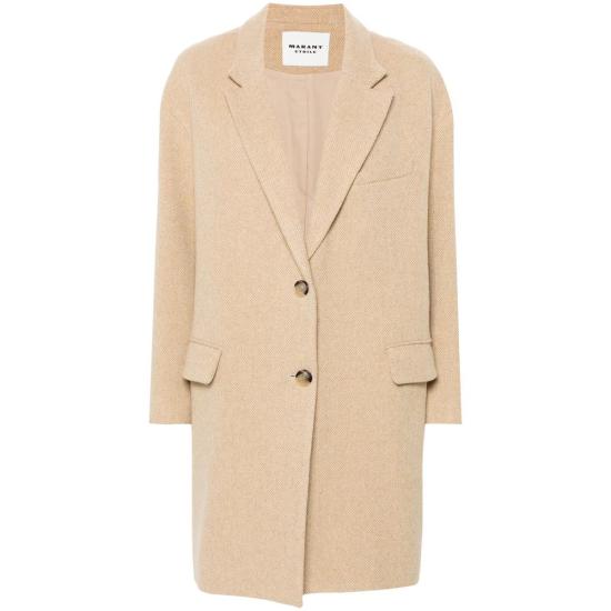 24FW 이자벨마랑에뚜왈 코트 B3D05E MA0087FB 23EC BROWN