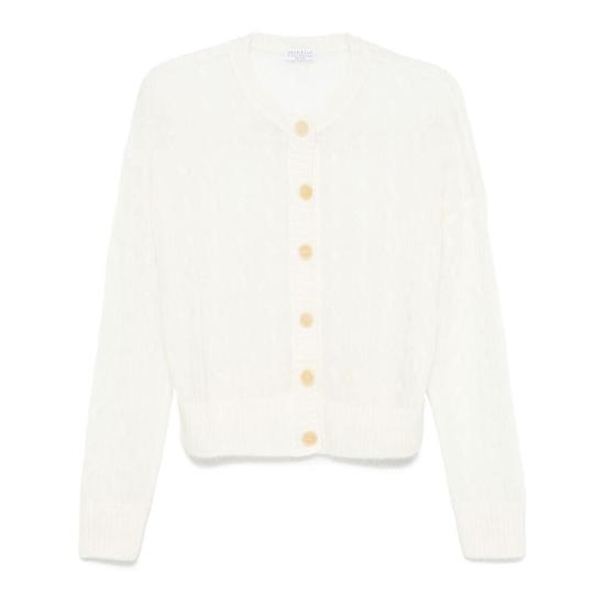 25SS 브루넬로 쿠치넬리 가디건 M2I778106 C3588 WHITE