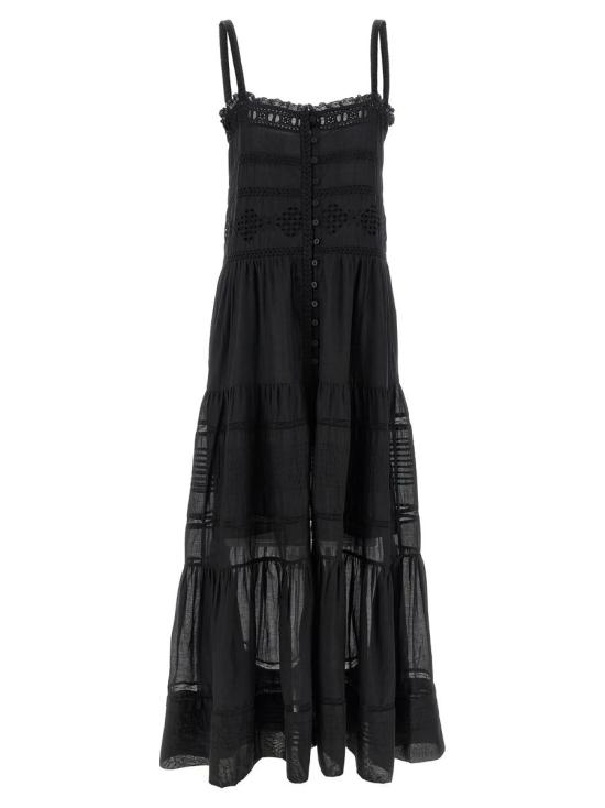 25SS 이자벨마랑에뚜왈 미디 원피스 RO0708FAC1J15E01BK Black