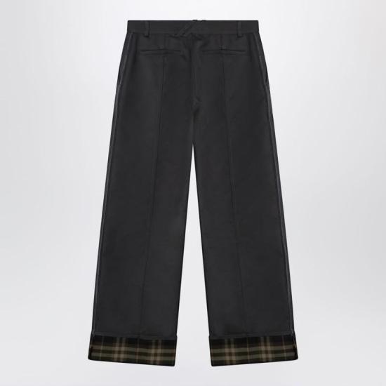 24FW 버버리 스트레이트 팬츠 8099352160070 P BURBE C1501 Black - BURBERRY