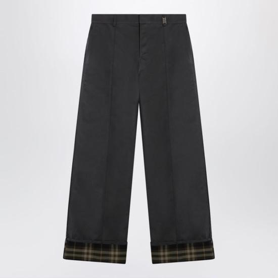 24FW 버버리 스트레이트 팬츠 8099352160070 P BURBE C1501 Black