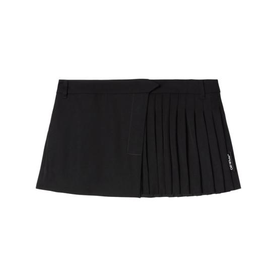 25SS 오프화이트 숏 스커트 OWCU014S25FA B001 1000 Black