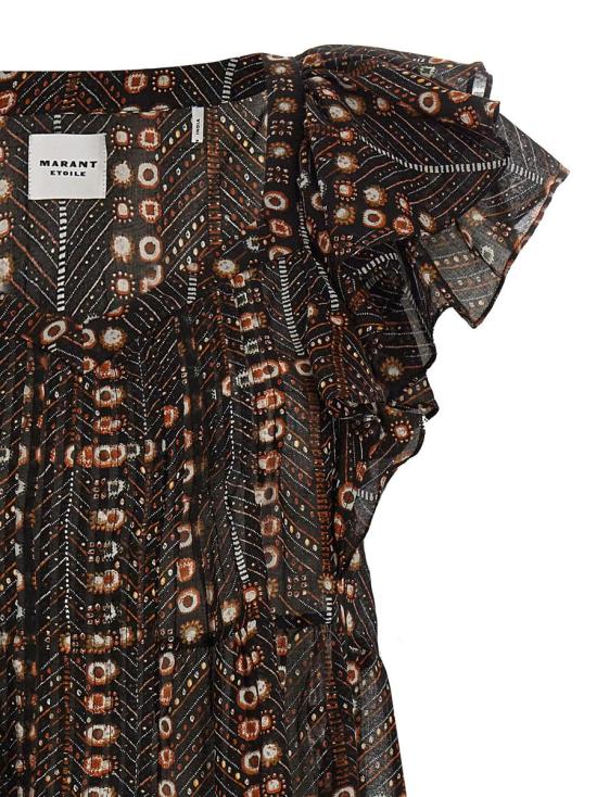 25SS 이자벨마랑에뚜왈 긴팔 티셔츠 HT0033FBC1J19E02FK Black - ISABEL MARANT ETOILE