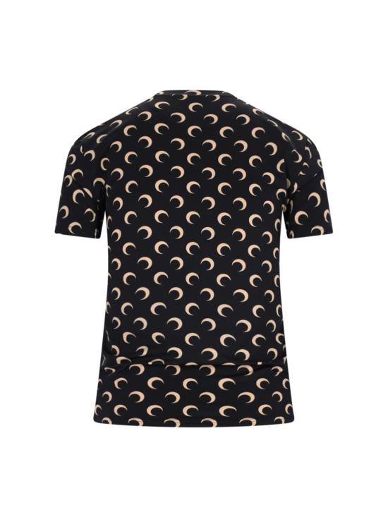 26SS 마린세르 문 프린트 저지 숏 슬리브 탑 UTS001ACJER0001 IT99 TAN DOM - MARINE SERRE