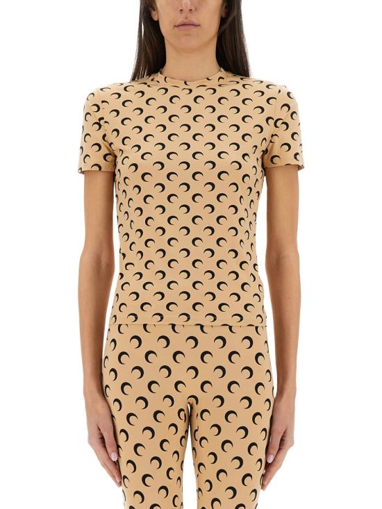 26SS 마린세르 반팔 티셔츠 UTS001ACJER0001 TA10 BEIGE DOM