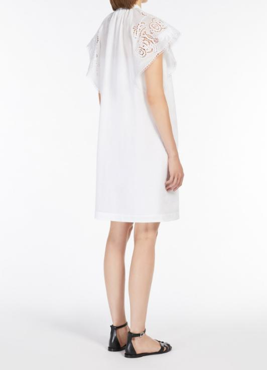 25SS 막스마라 숏 원피스 2516231012600031 BIANCO WHITE - MAX MARA