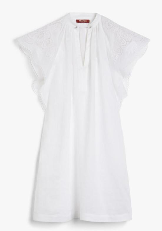 25SS 막스마라 숏 원피스 2516231012600031 BIANCO WHITE