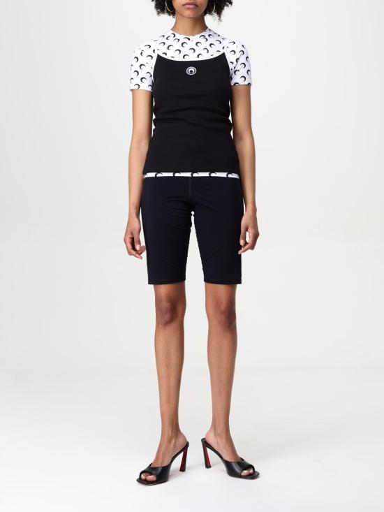 26SS 마린세르 문 프린트 저지 숏 슬리브 탑 UTS001ACJER0001 WH00 WHITE DOM - MARINE SERRE