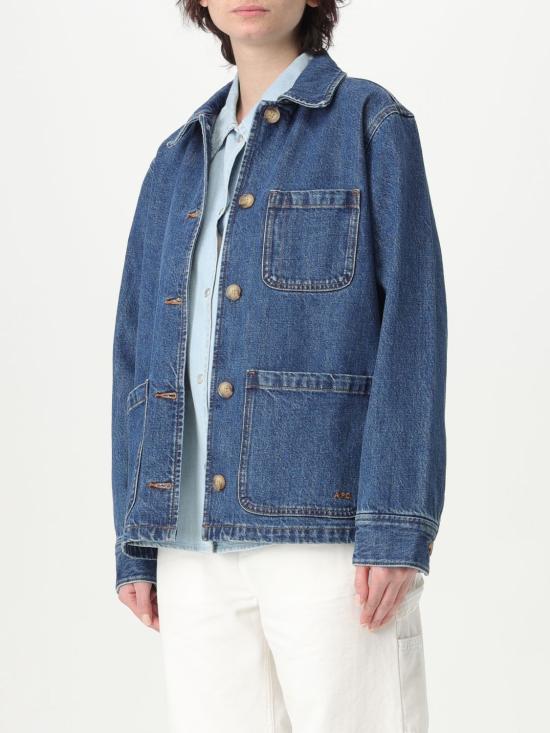 25SS 아페쎄 데님 자켓 COHTDF02821IAL DENIM DOM - A.P.C.
