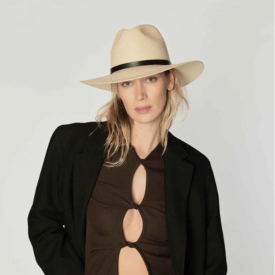  자네사레온 버킷햇 Janessa Leone Lyra Hat 내추럴 - JANESSA LEONE