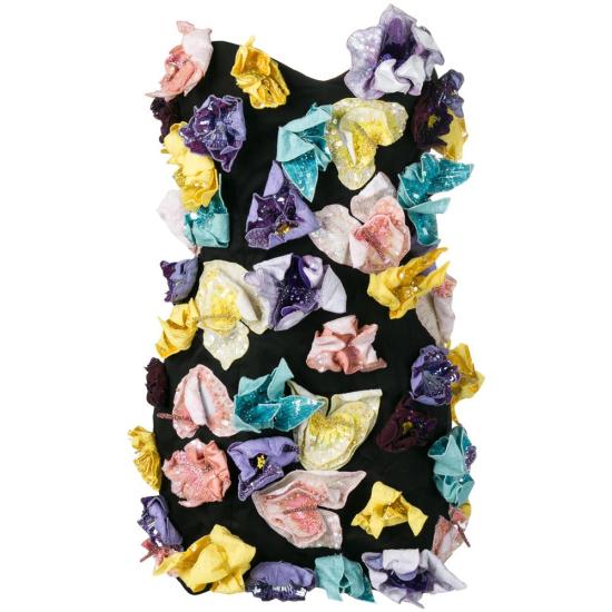  디 아티코 숏 원피스 191WC467 H017 021 Black