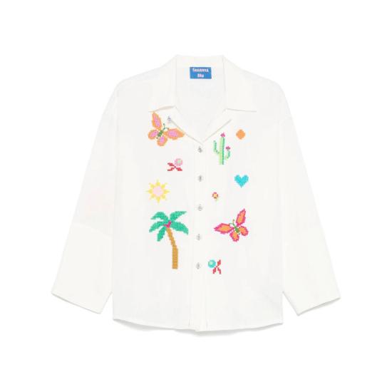 25SS Susanna Blu 블라우스 GARDENIA GB42 WHITE