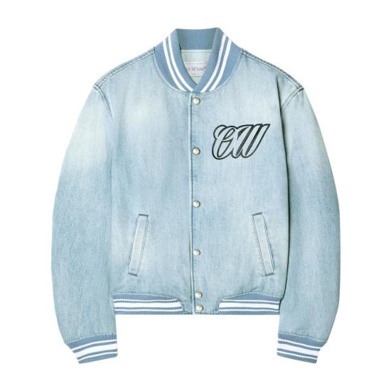 25SS 오프화이트 아우터 OWEK006S25DE N001 4010 BLUE