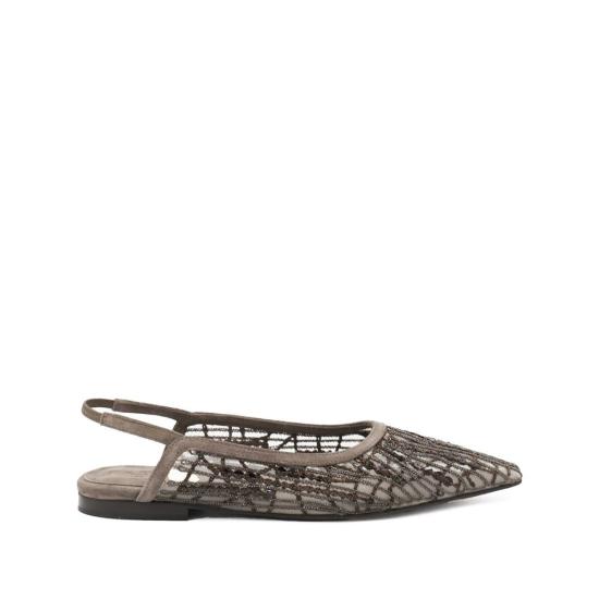 25SS 브루넬로 쿠치넬리 힐/펌프스 MZ93C2706 C3022 BROWN