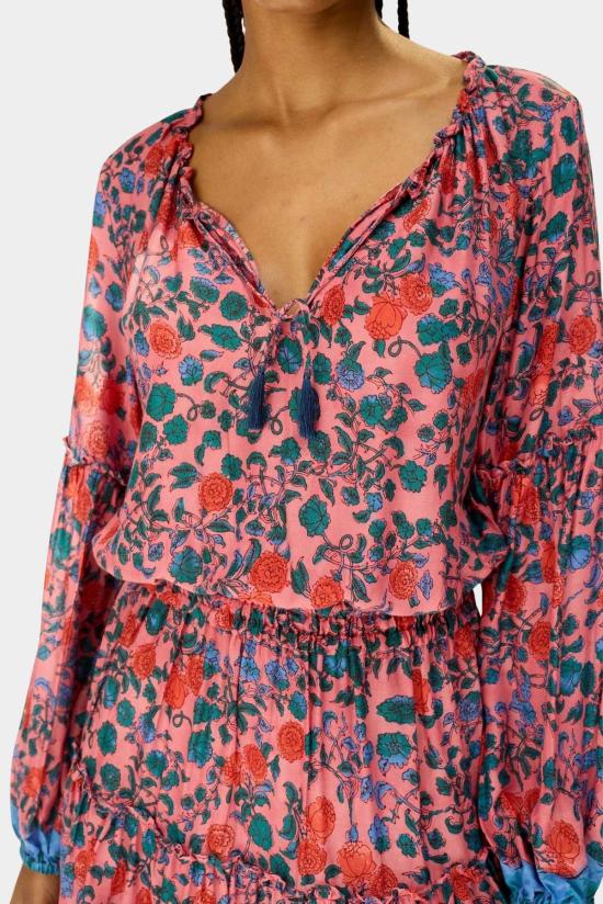  나탈리 마틴 숏 원피스 매기 드레스 로즈 반다나 - NATALIE MARTIN