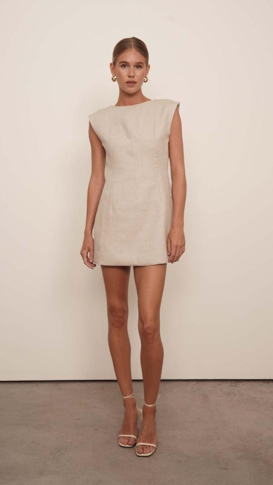  파렌테지 숏 원피스 마티스 리넨 드레스 오트