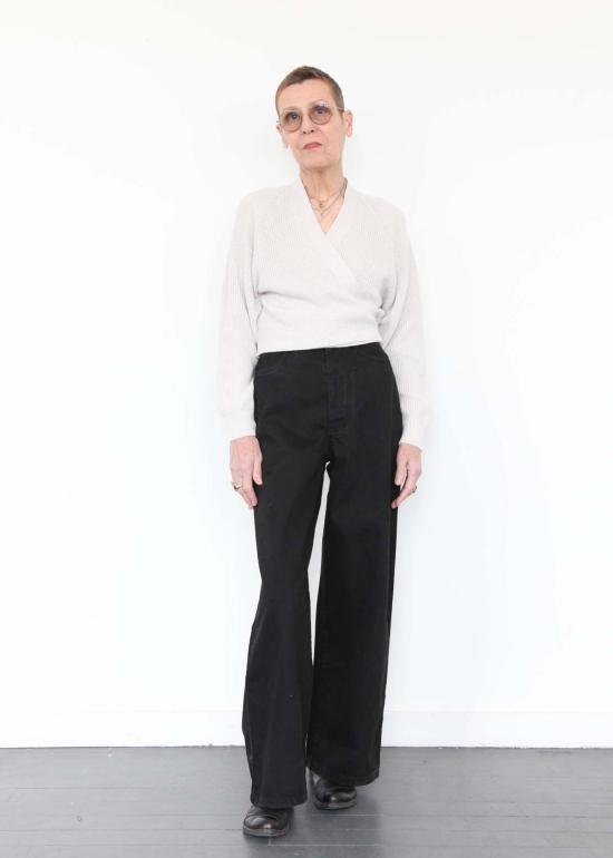  코우토우 데님 팬츠 세일러 진 블랙 데님