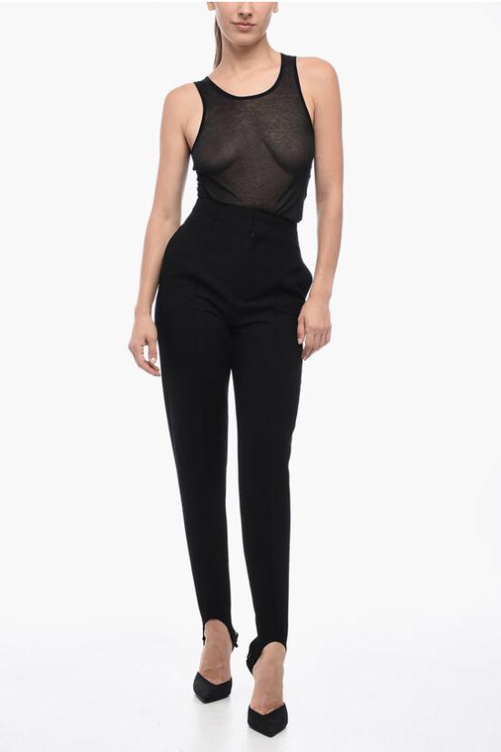  보테가베네타 크롭 팬츠 736493V3F901000 Black - BOTTEGA VENETA