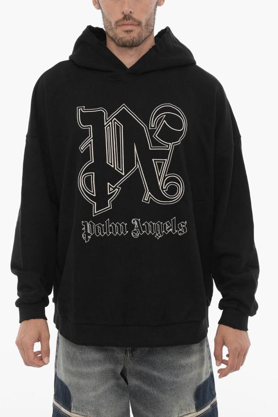  팜앤젤스 후드 티셔츠 PMBB126E23FLE0011003 Black