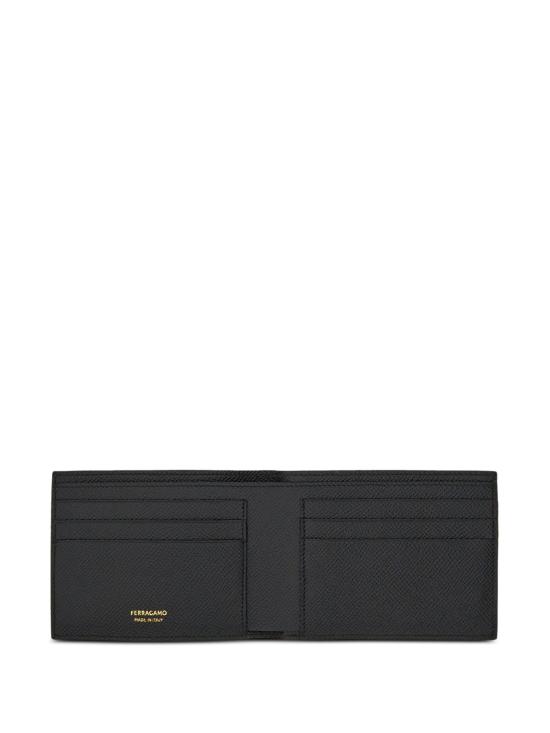 25FW 살바토레 페라가모 반지갑 661451775644 BLACK DOM - SALVATORE FERRAGAMO