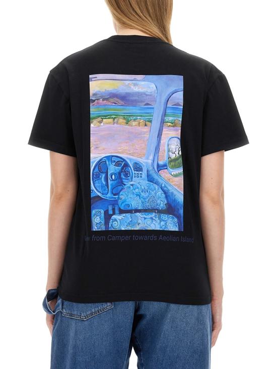 24FW JW앤더슨 반팔 티셔츠 JT0245 PG1387999 BLACK - JW ANDERSON