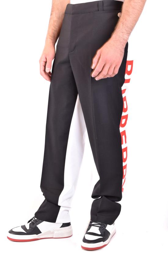  버버리 스트레이트 팬츠 4559027 1004 Black - BURBERRY