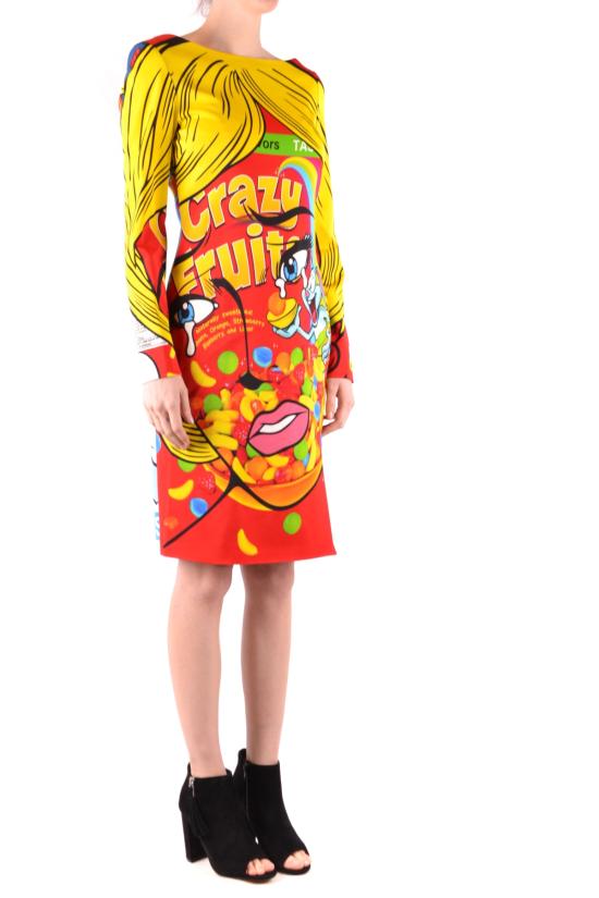  모스키노 미디 원피스 D A0420 Multicolor - MOSCHINO