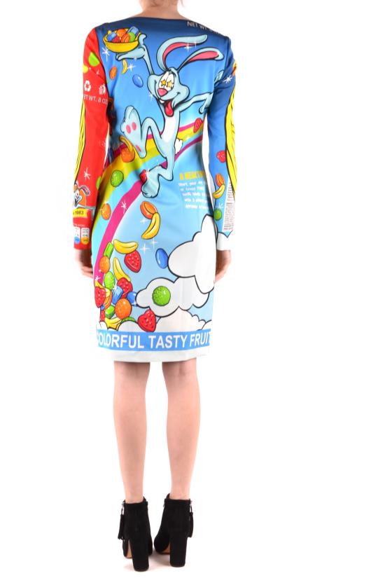 모스키노 미디 원피스 D A0420 Multicolor - MOSCHINO