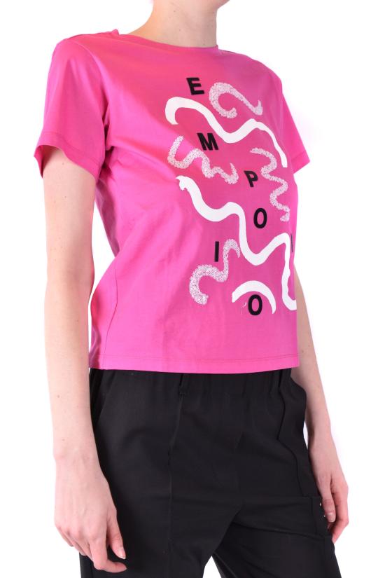  엠포리오 아르마니 반팔 티셔츠 3H2T7I 2J95Z 0309 Pink - EMPORIO ARMANI