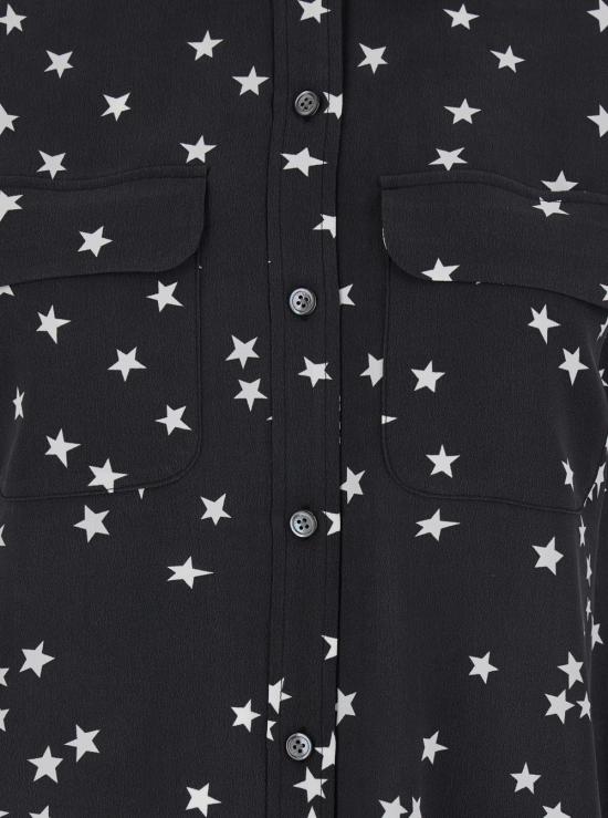 25SS 이큅먼트 블라우스/셔츠 Q157E231BLKBRWHT Black - EQUIPMENT