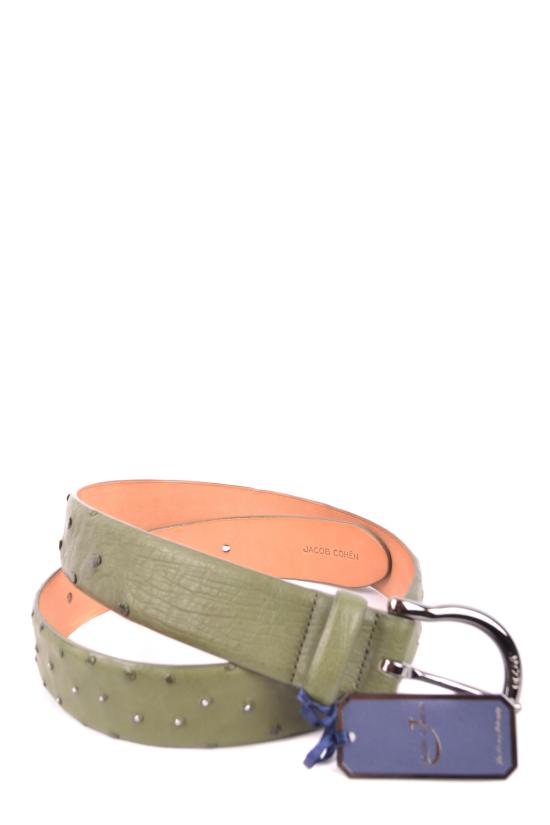  야콥코헨 레귤러 벨트 J735900354N46C51 V Green - JACOB COHËN