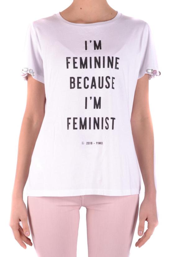  핑코 반팔 티셔츠 INCRESPAREZ05 White